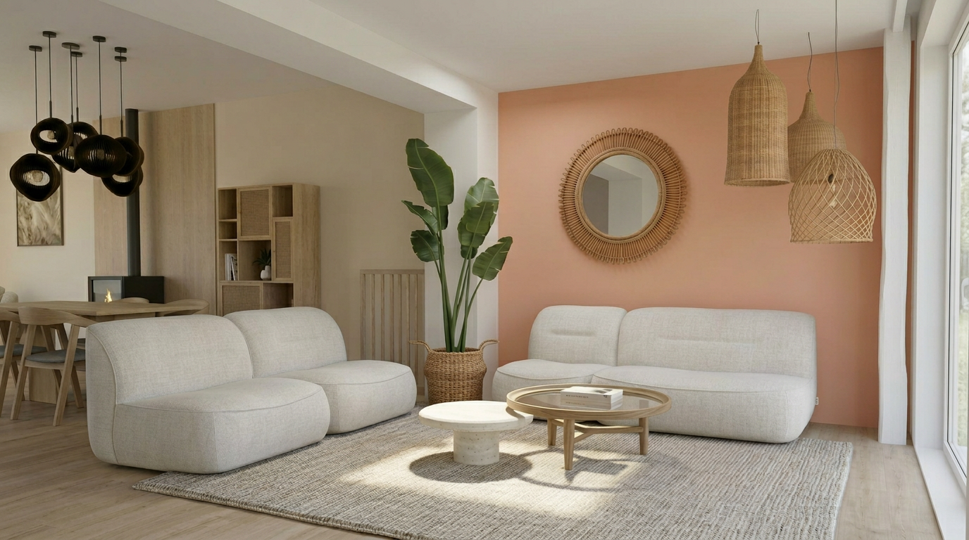 rénovation séjour lillois, séjour bali